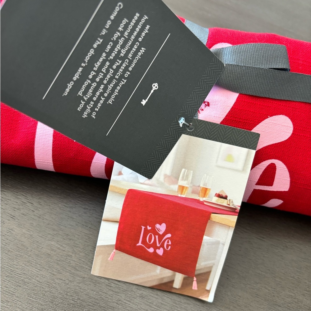Threshold Love Table Runner 14x72 inches